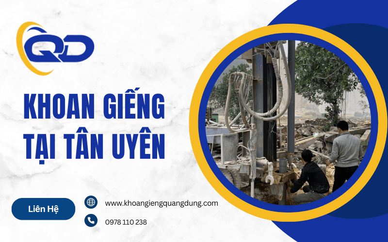 khoan giếng tại Tân Uyên