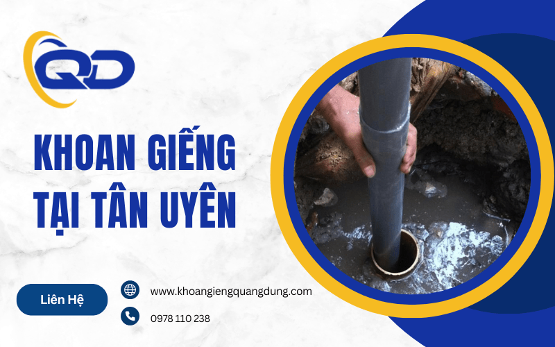 khoan giếng tại Tân Uyên