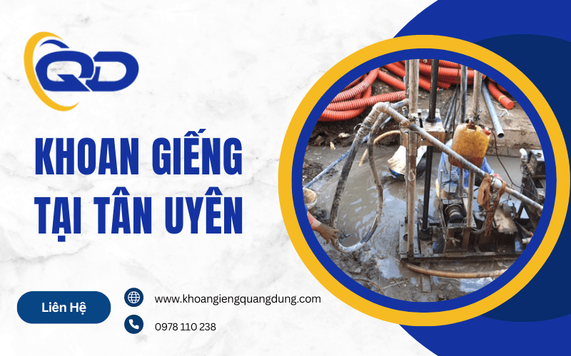 khoan giếng tại Tân Uyên